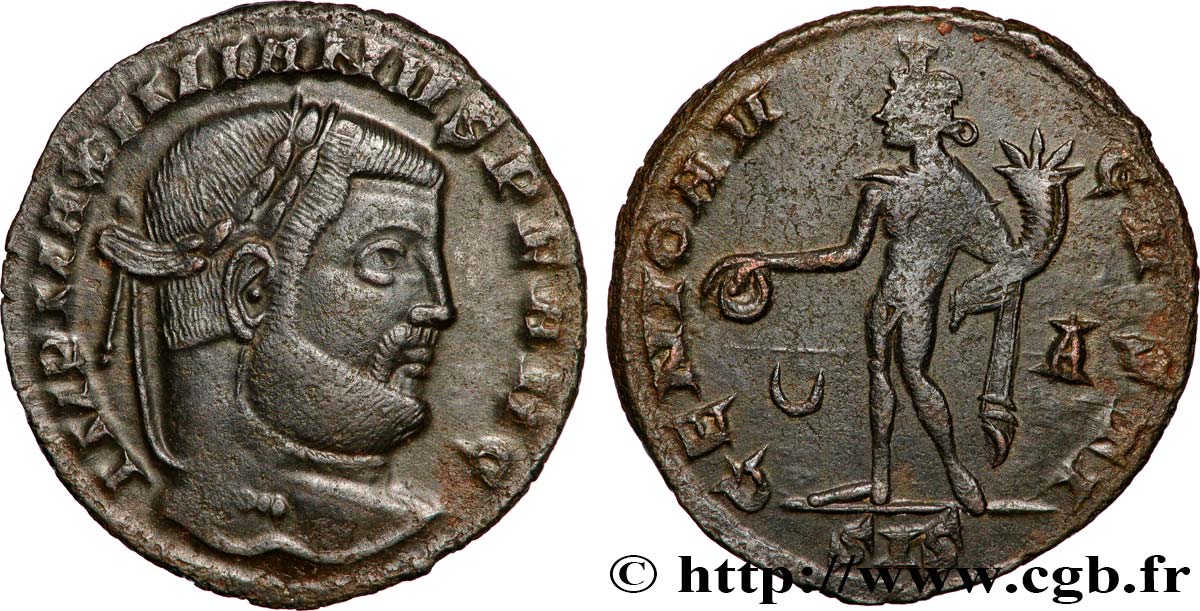 GALERIUS Follis ou nummus AU/XF
