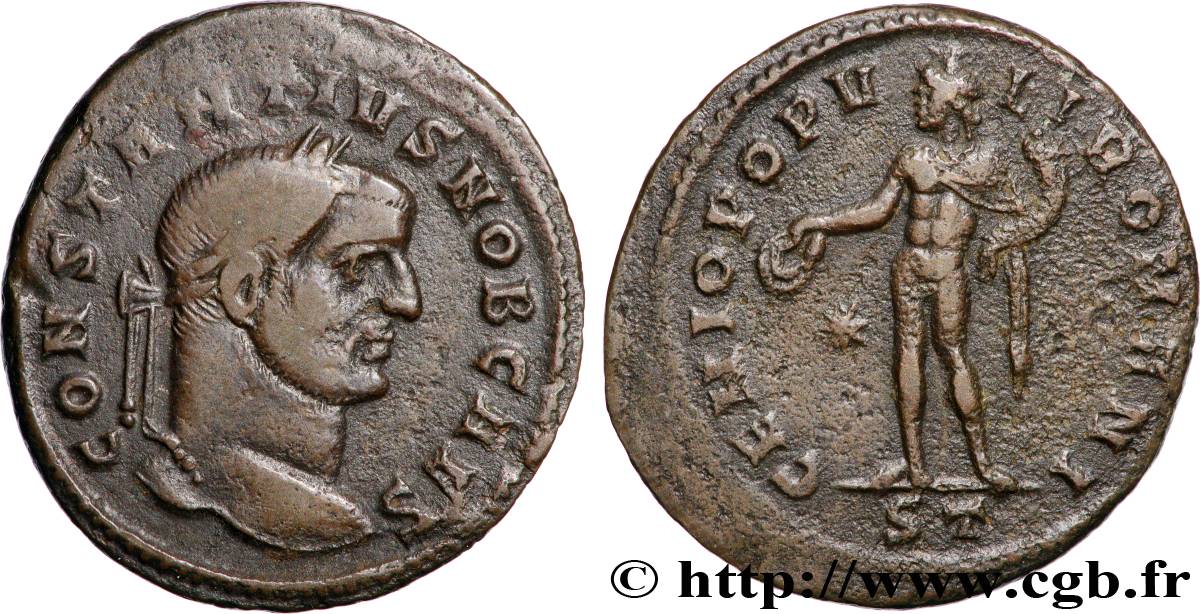 CONSTANTIUS I Follis ou nummus XF