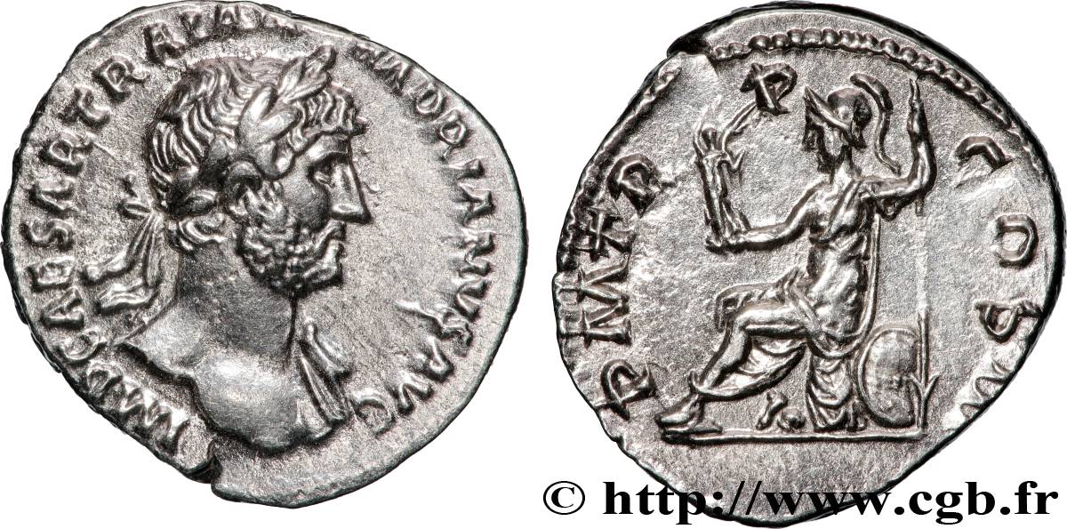 HADRIAN Denier MS/AU