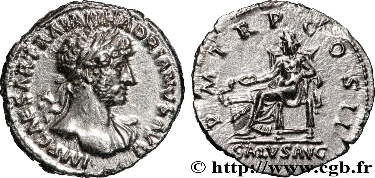 HADRIAN Denier AU