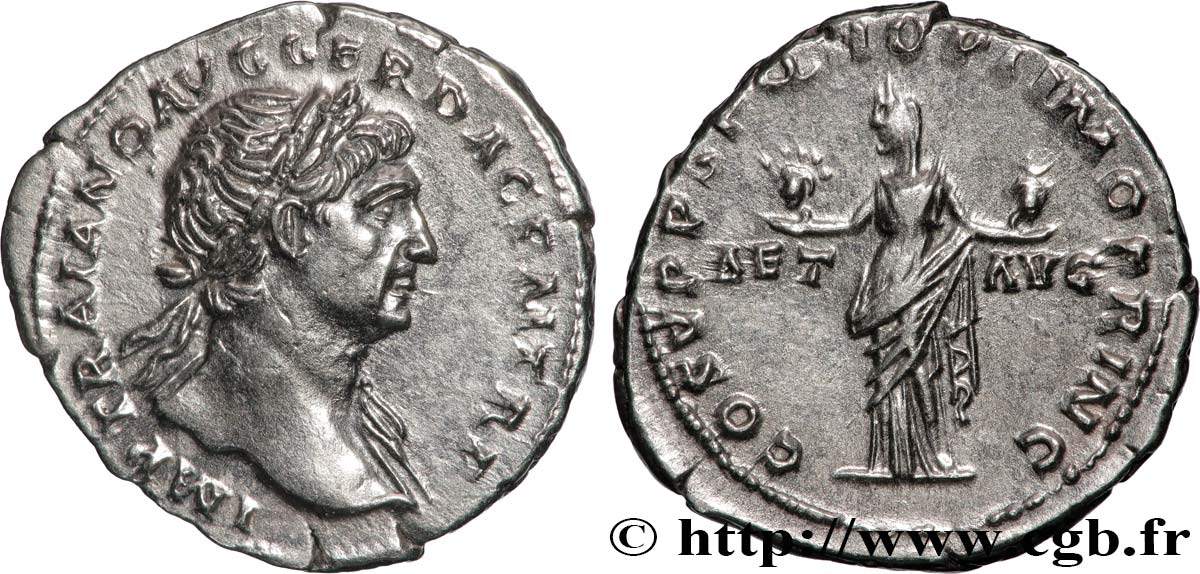 TRAJANUS Denier AU/AU