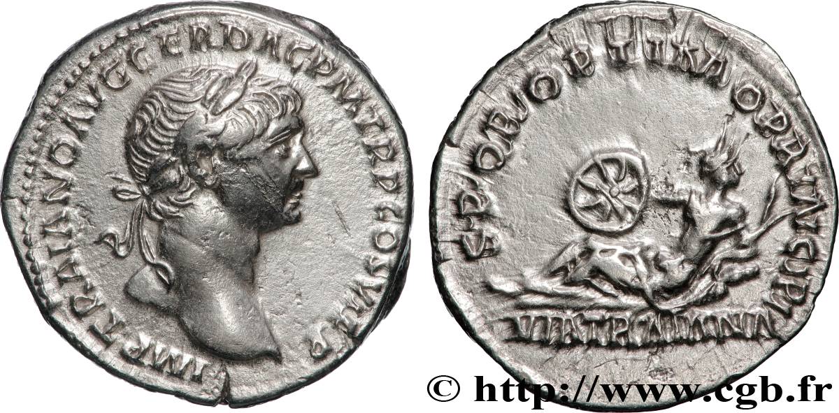 TRAJANUS Denier AU/XF