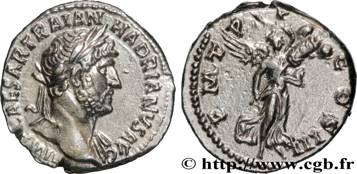 HADRIAN Denier AU