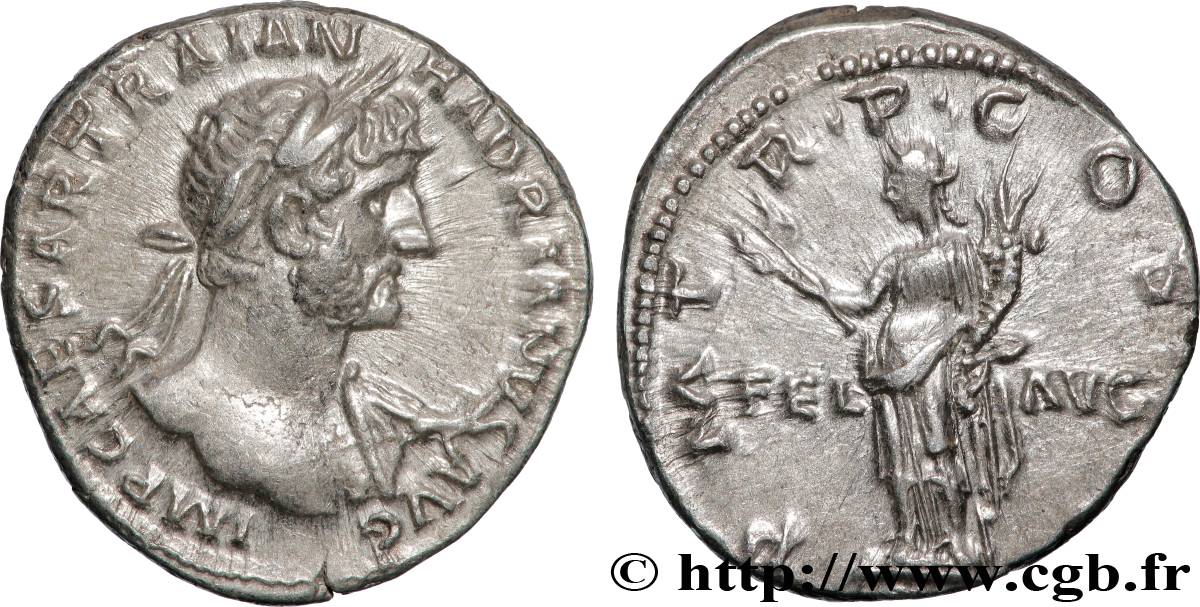 HADRIAN Denier AU/AU