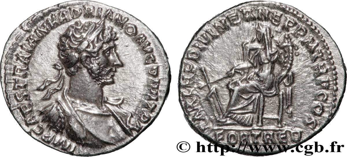 HADRIAN Denier MS/AU