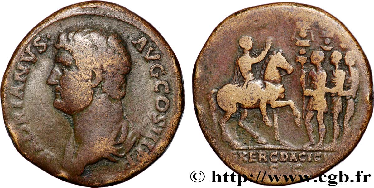 HADRIEN Sesterce TB+