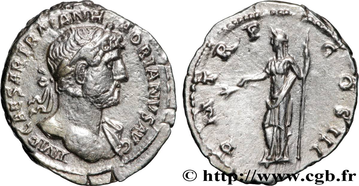 HADRIAN Denier AU