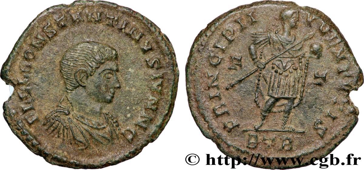 CONSTANTINUS II Follis ou nummus fVZ