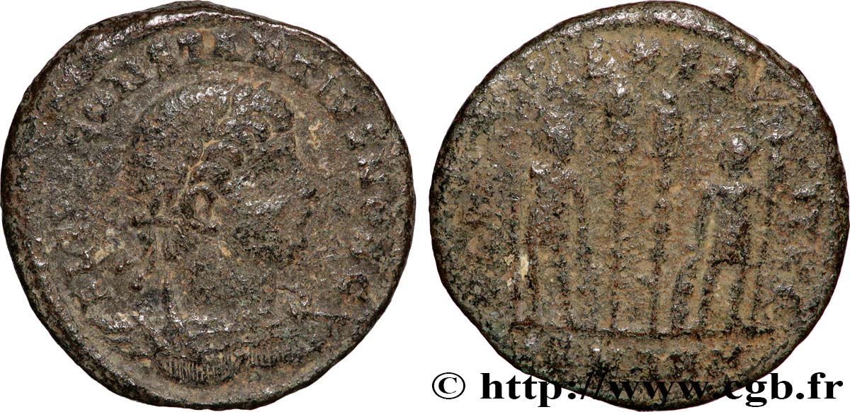 CONSTANTIUS II Centenionalis ou nummus VF