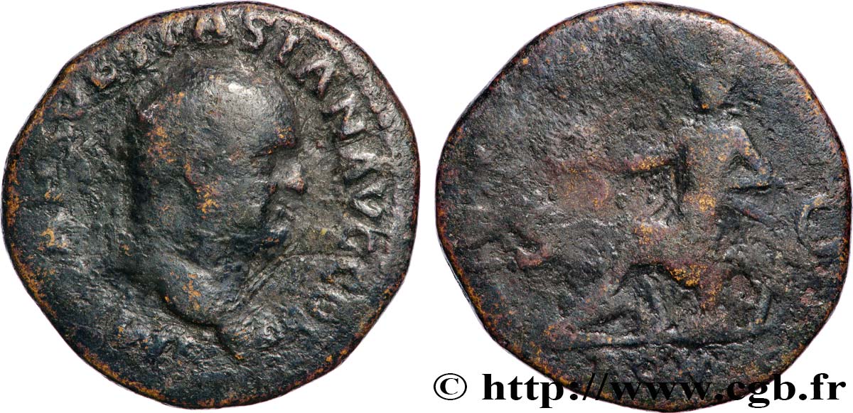 VESPASIAN Dupondius VF