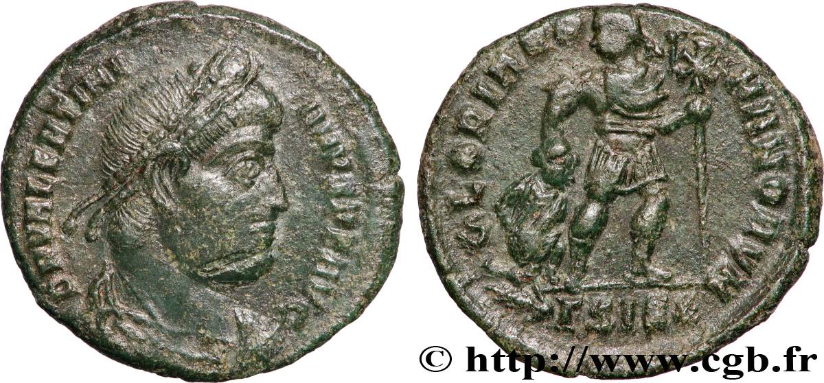 VALENTINIAN I Nummus, (PB, Æ 3) AU