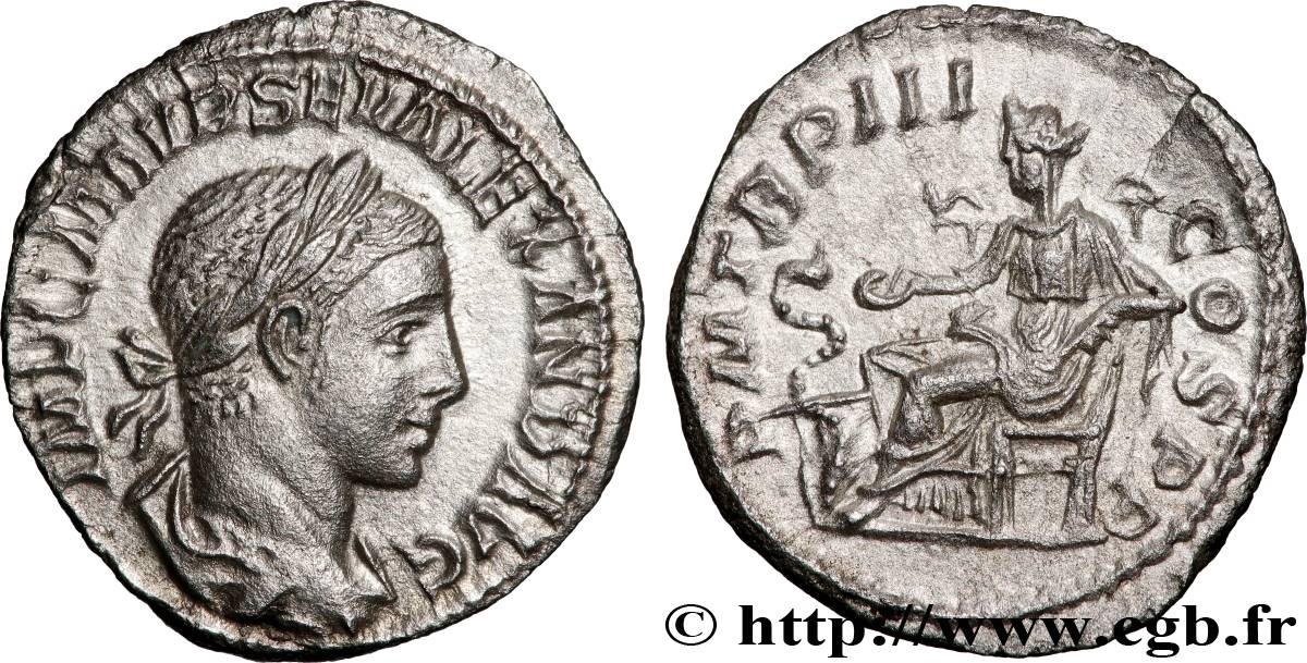 SEVERUS ALEXANDER  Denier AU