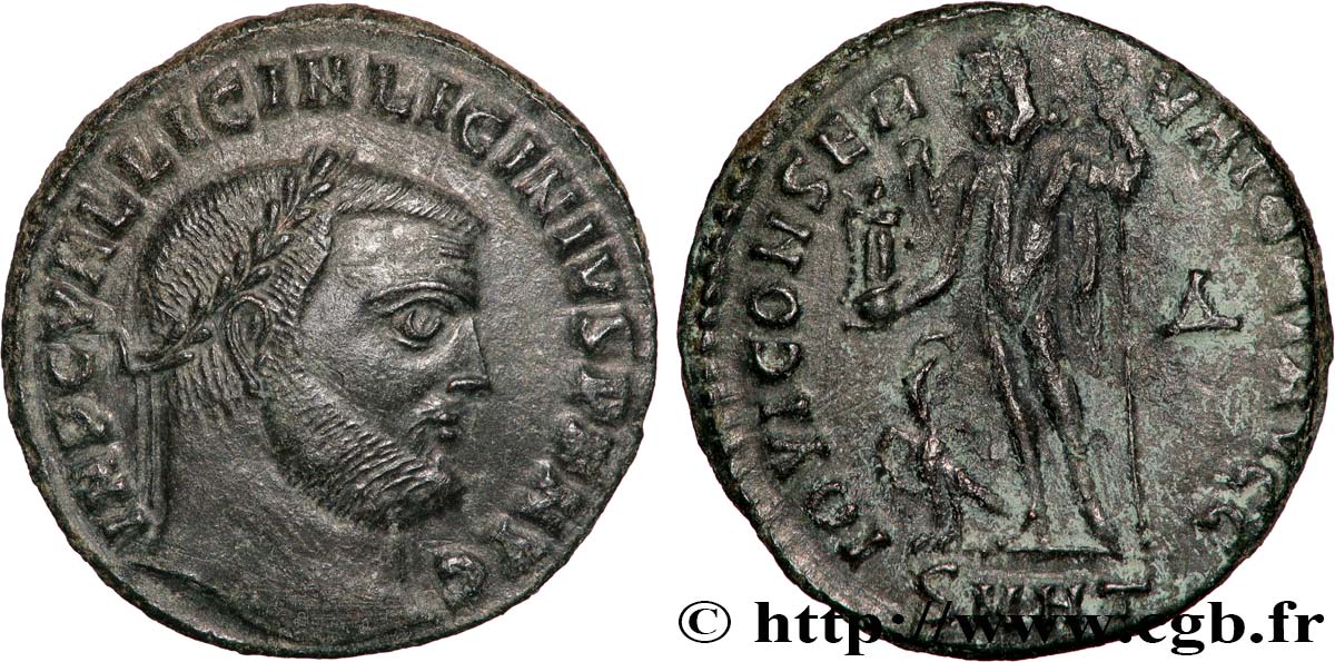LICINIUS I Follis ou nummus AU/XF