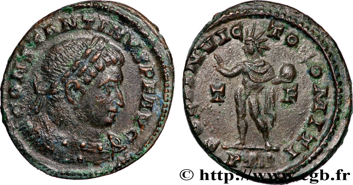 CONSTANTINE I THE GREAT Follis ou nummus XF/AU
