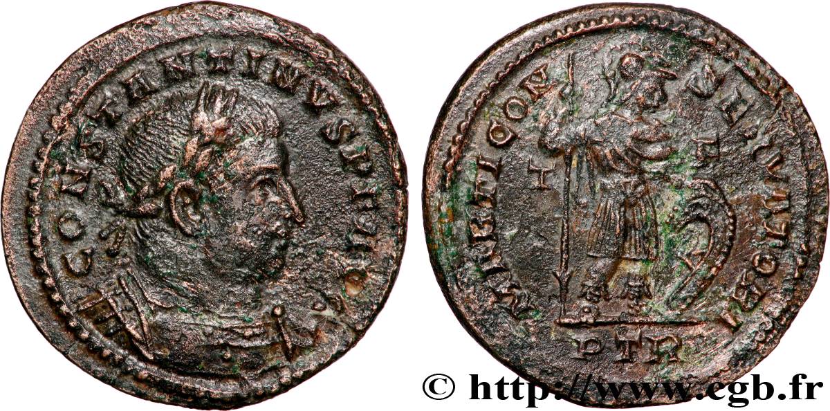 CONSTANTINUS I DER GROßE Follis ou nummus SS