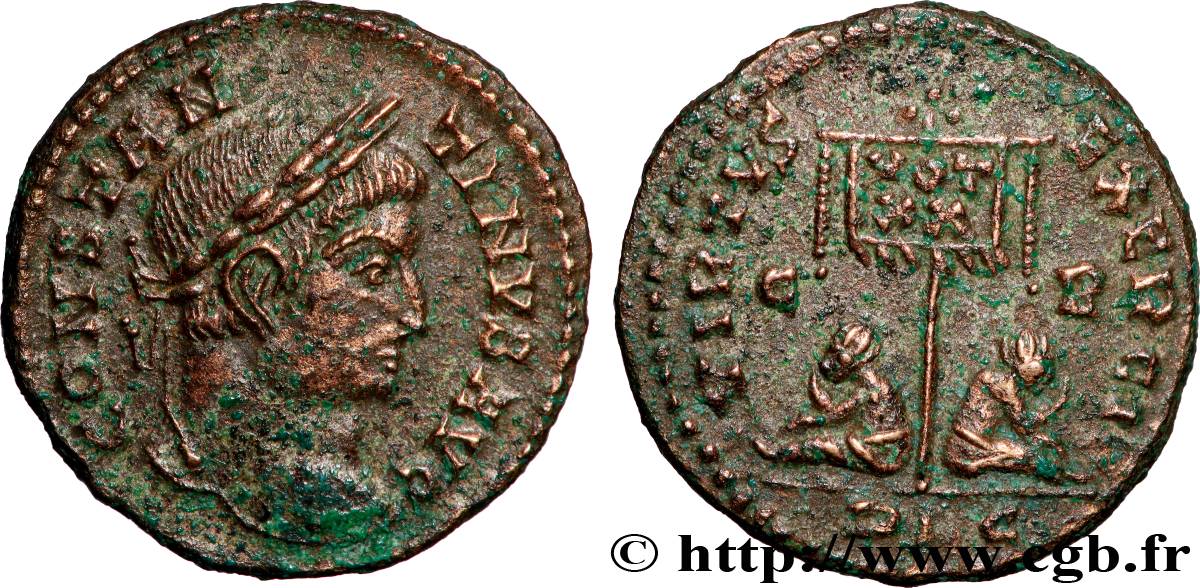 CONSTANTINUS I DER GROßE Centenionalis ou nummus SS