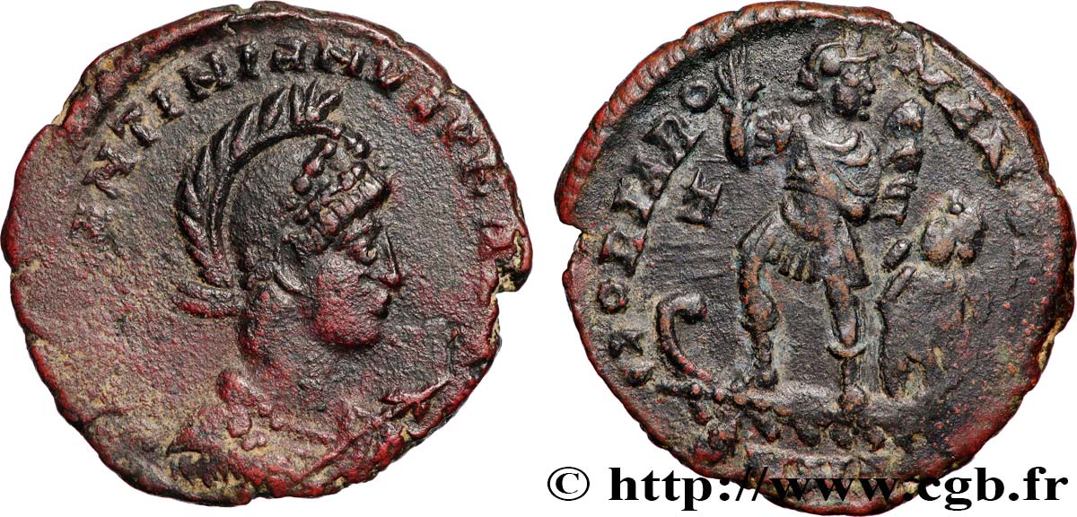 VALENTINIEN II Maiorina pecunia TTB+