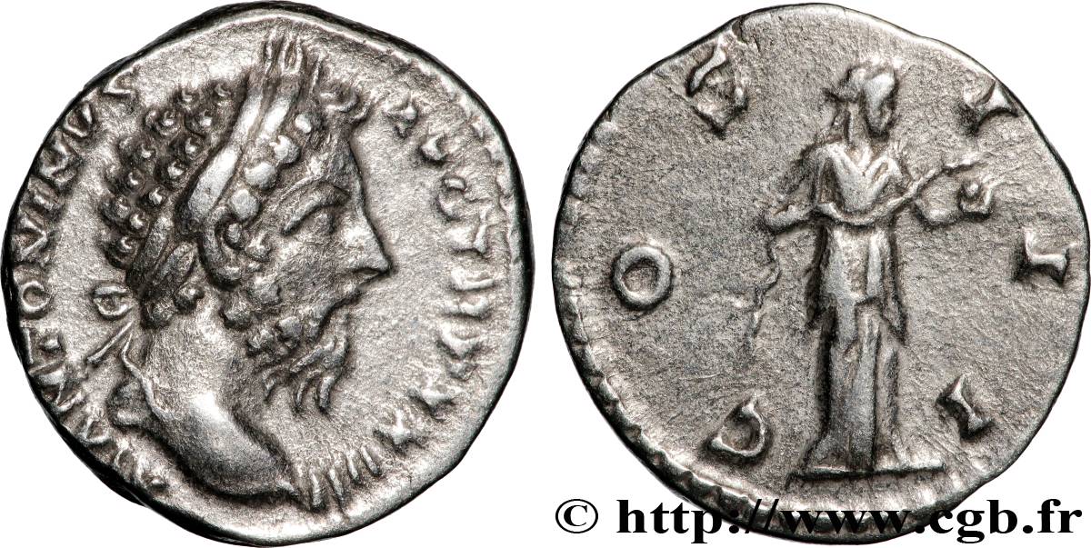MARC AURÈLE Denier TTB+