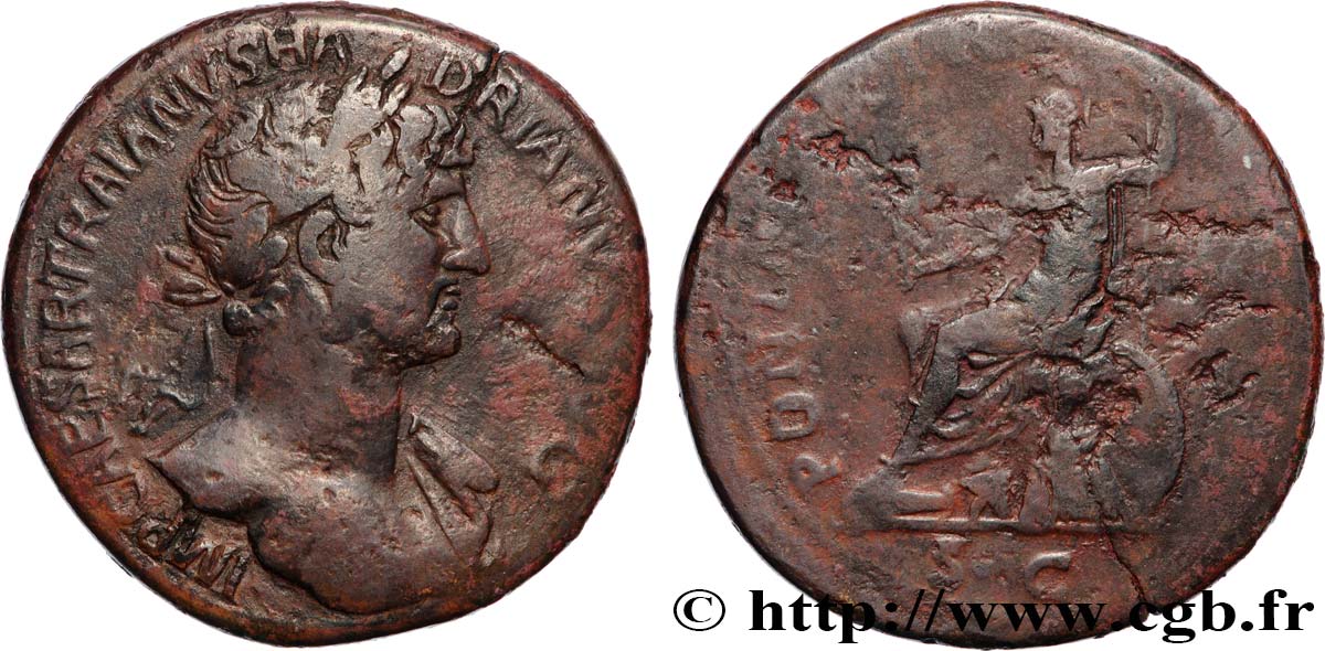 HADRIAN Sesterce VF