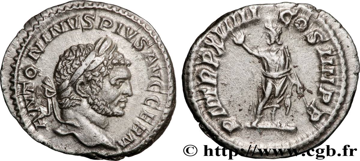 CARACALLA Denier AU/AU