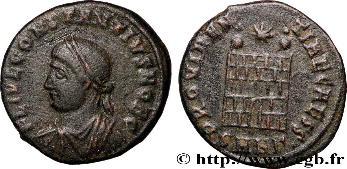 CONSTANCE II Centenionalis ou nummus TTB