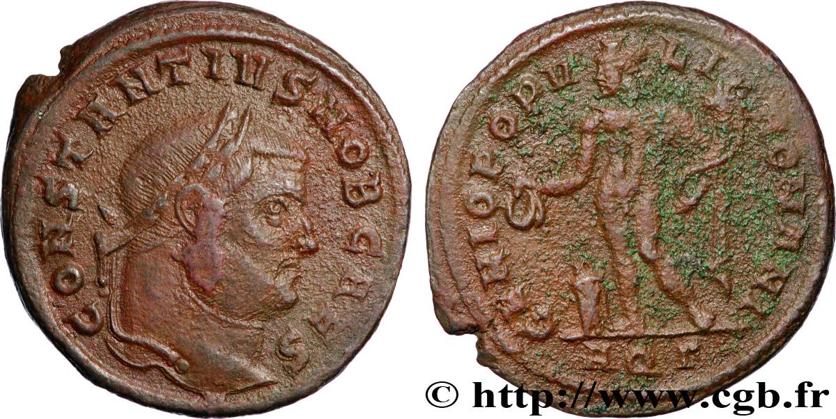 CONSTANTIUS I Follis ou nummus XF