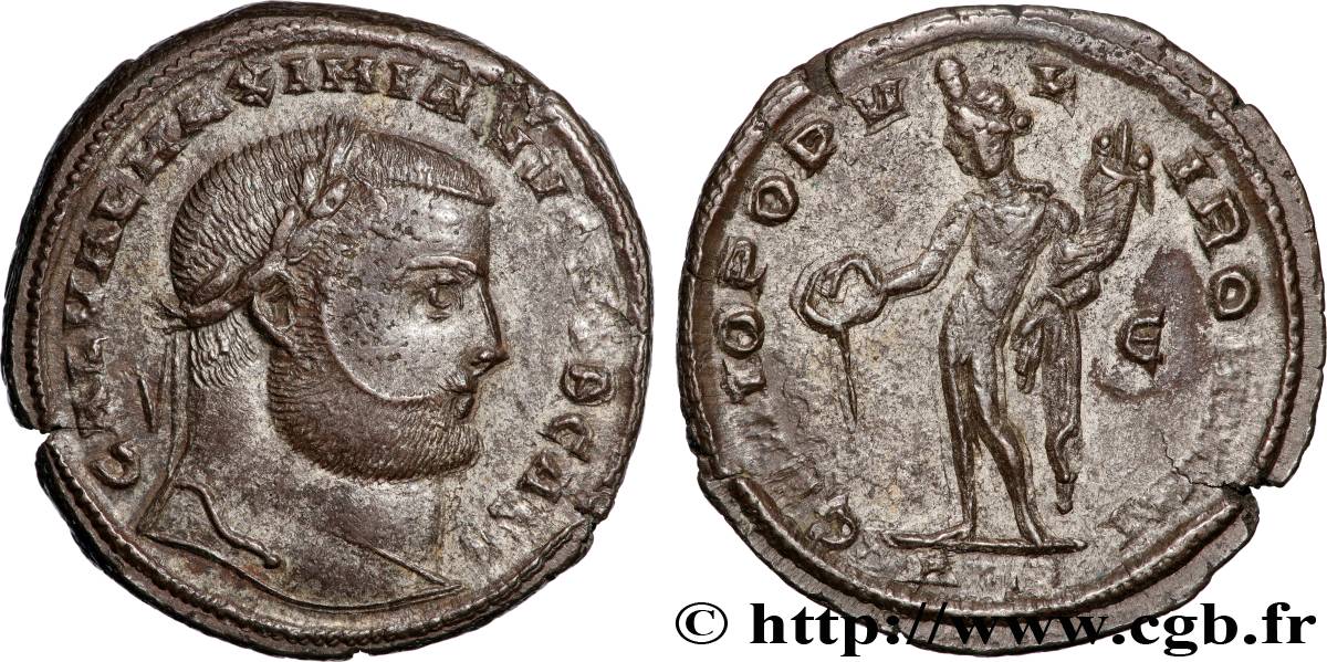 GALERIUS Follis ou nummus AU