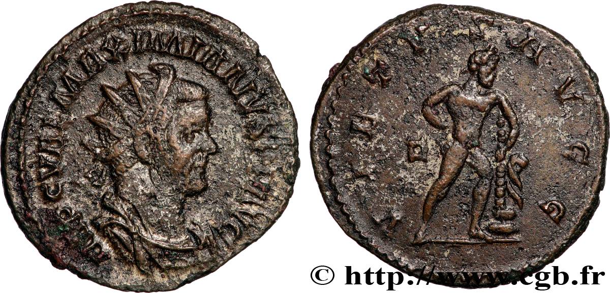 MAXIMIANUS HERCULIUS Aurelianus XF