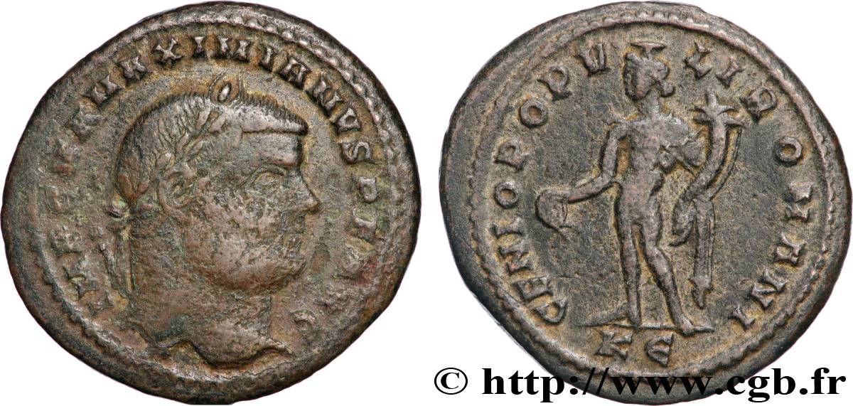 MAXIMIANUS HERCULIUS Follis ou nummus fSS/SS