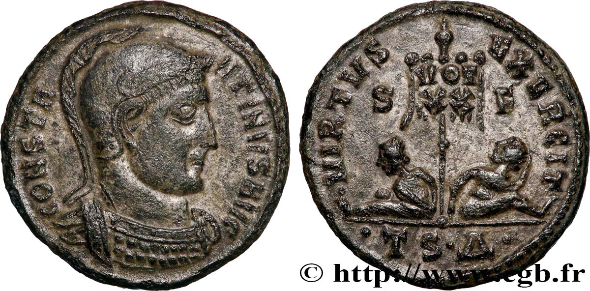 CONSTANTINE I THE GREAT Centenionalis ou nummus AU