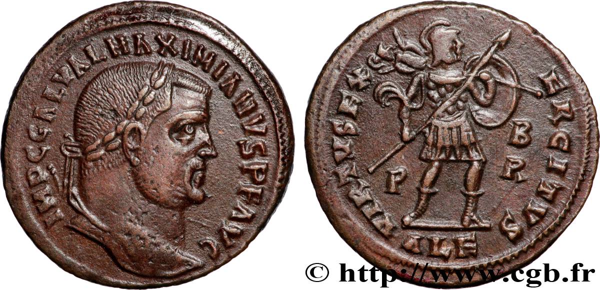 GALERIO Follis ou nummus MBC+