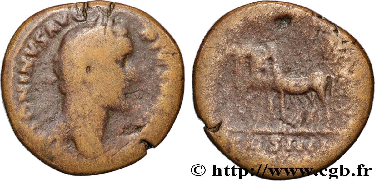ANTONINUS PIUS Sesterce VF