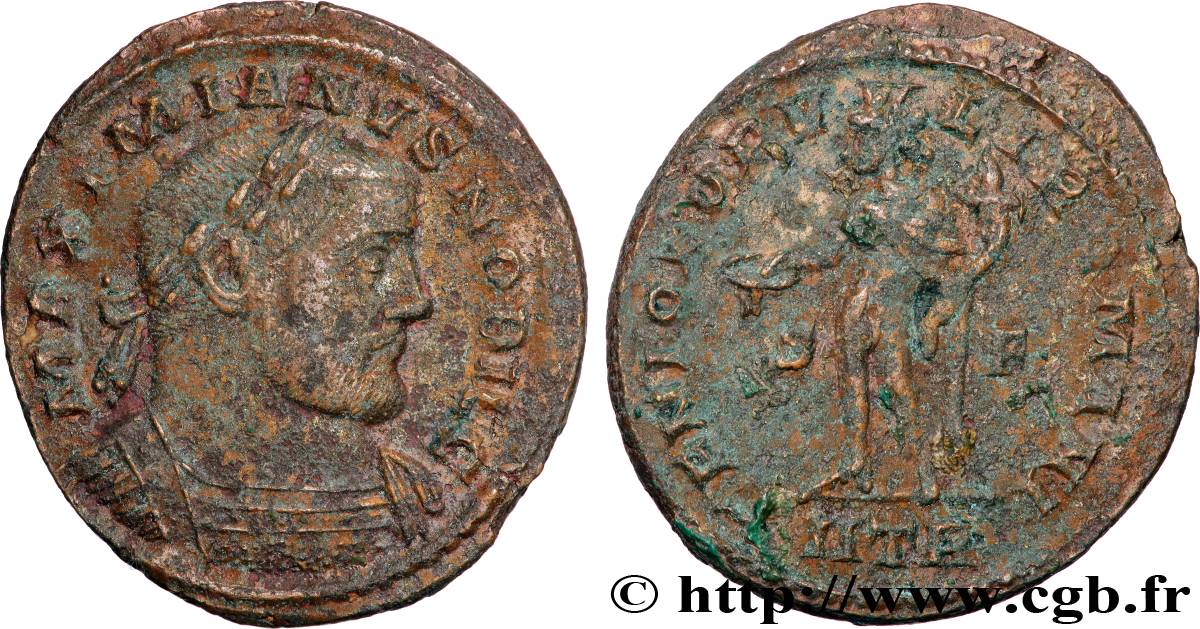 GALERIUS Follis ou nummus XF