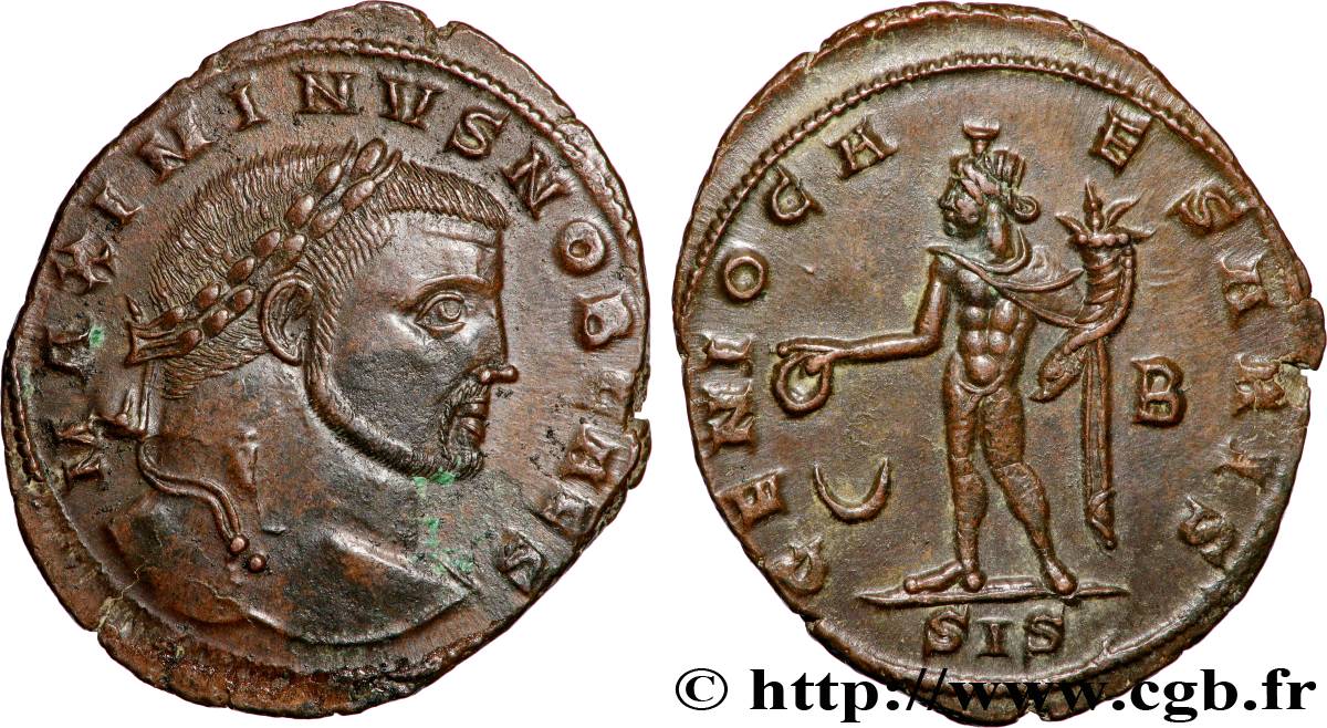 MAXIMIN II DAIA Follis ou nummus SUP