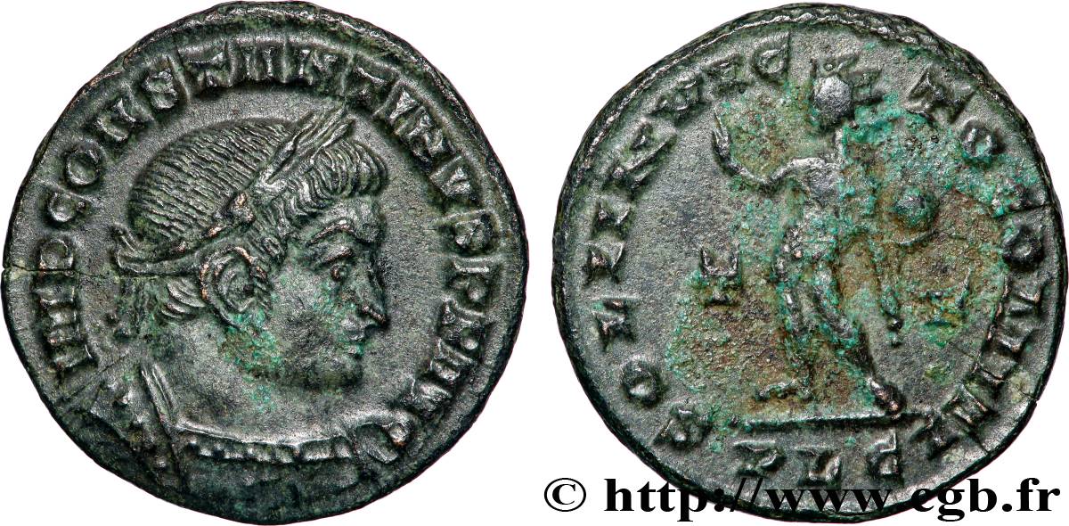 CONSTANTINE I THE GREAT Follis ou nummus AU/XF