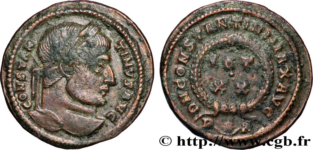 CONSTANTINE I THE GREAT Centenionalis ou nummus XF