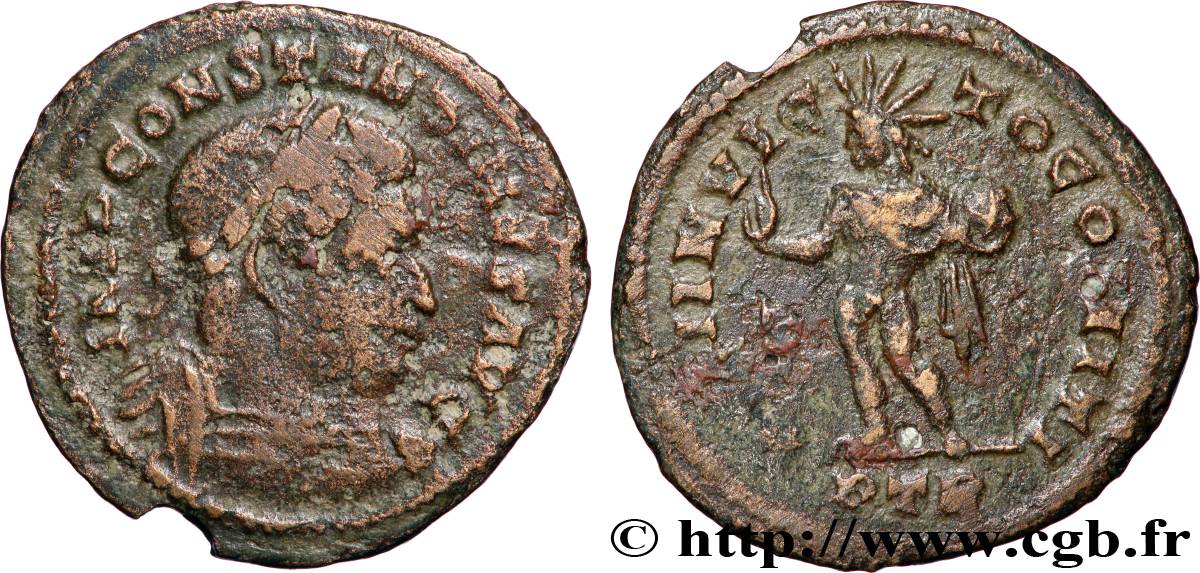 CONSTANTINE I THE GREAT Follis ou nummus VF