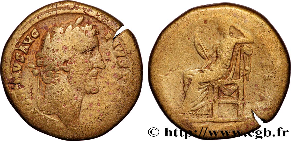ANTONINUS PIUS Sesterce VF/VF