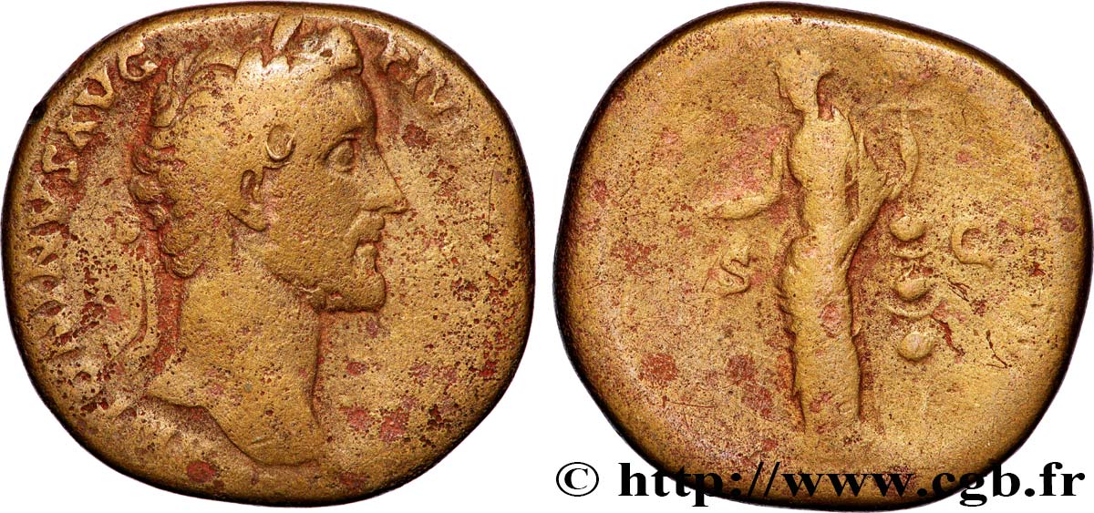 ANTONINUS PIUS Sesterce VF/VF