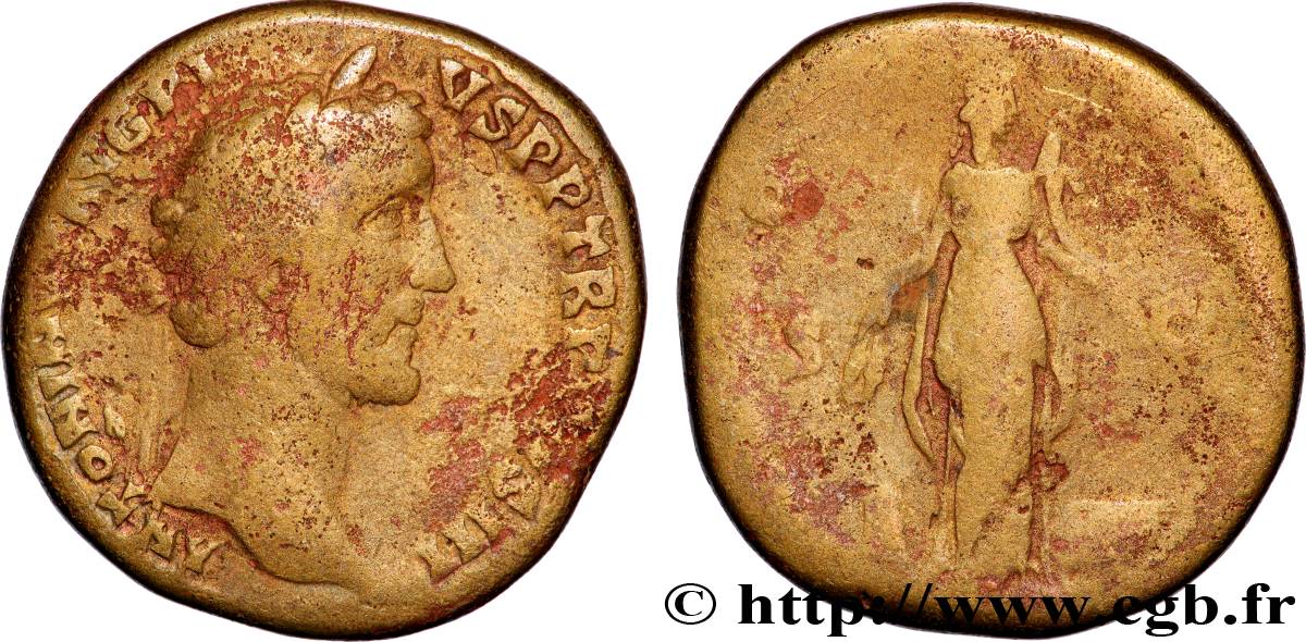 ANTONINUS PIUS Sesterce VF
