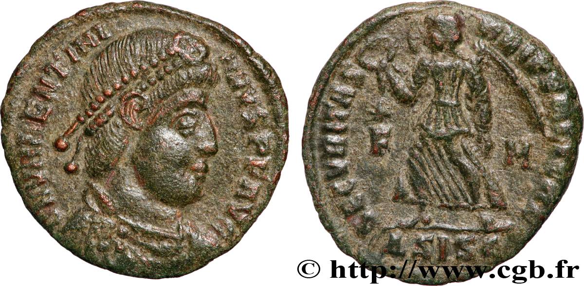 VALENTINIAN I Nummus, (PB, Æ 3) AU