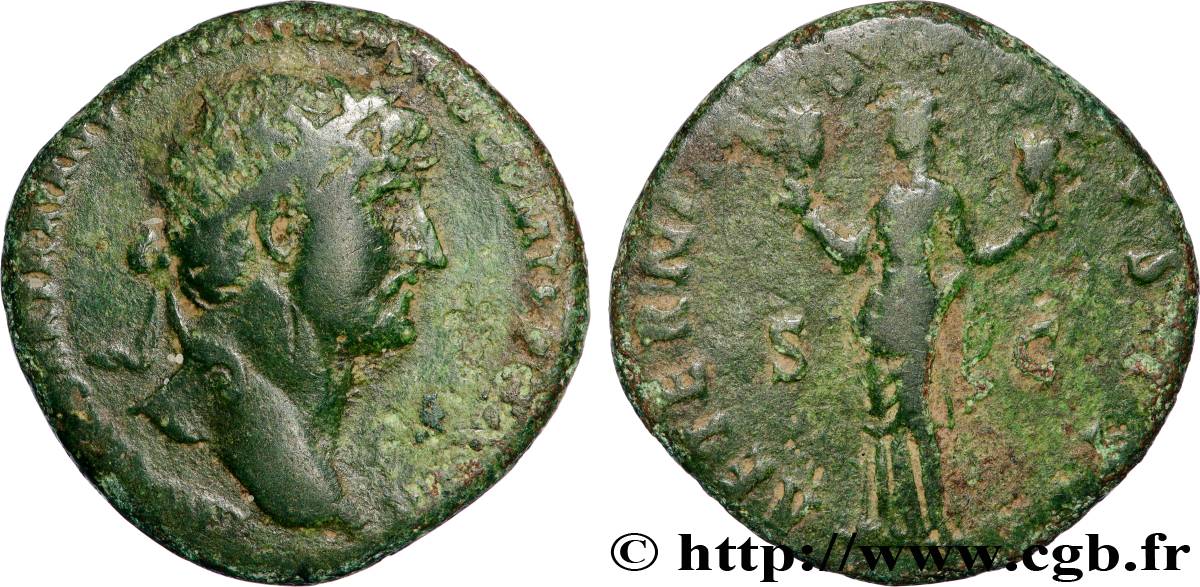 HADRIAN Dupondius VF