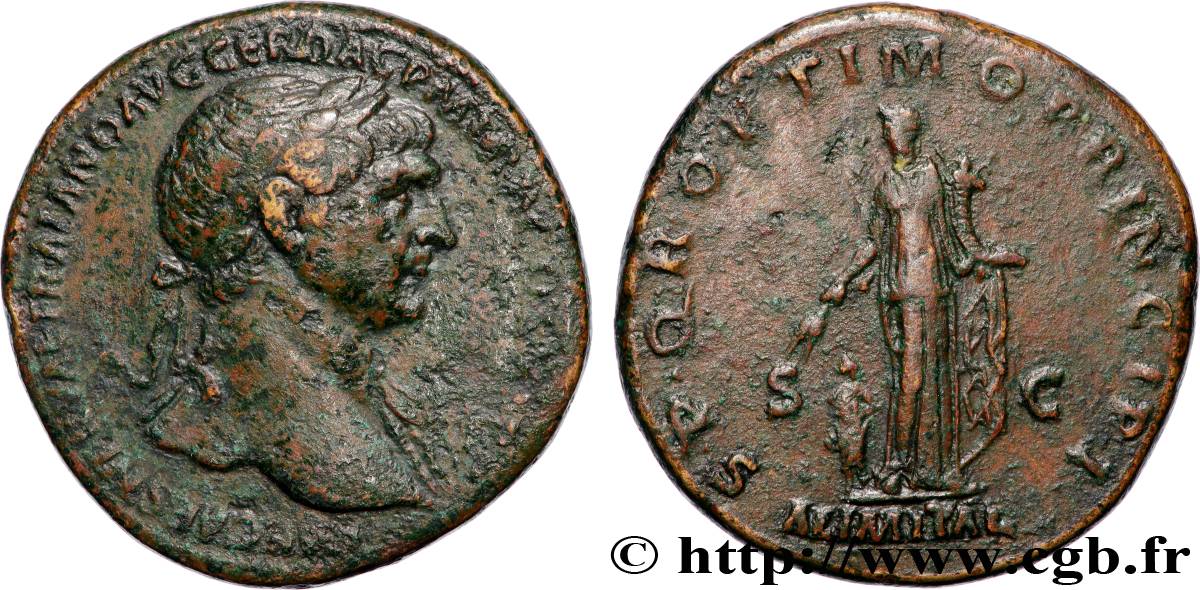 TRAJANUS Sesterce XF