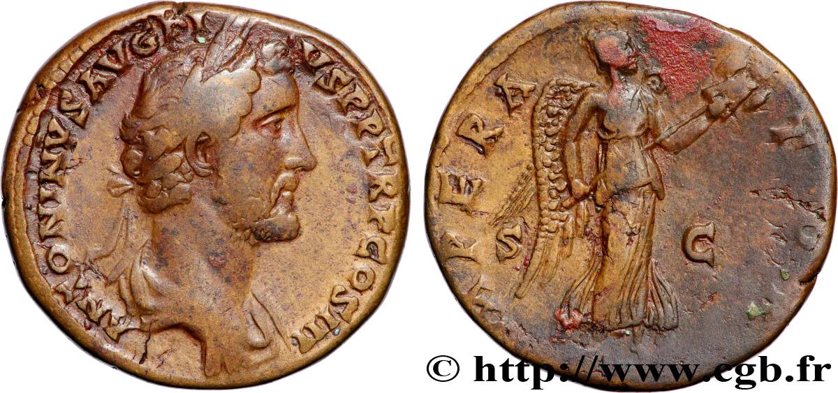 ANTONINUS PIUS Sesterce XF/VF