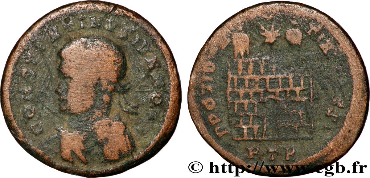 CONSTANTINE II Centenionalis ou nummus VF