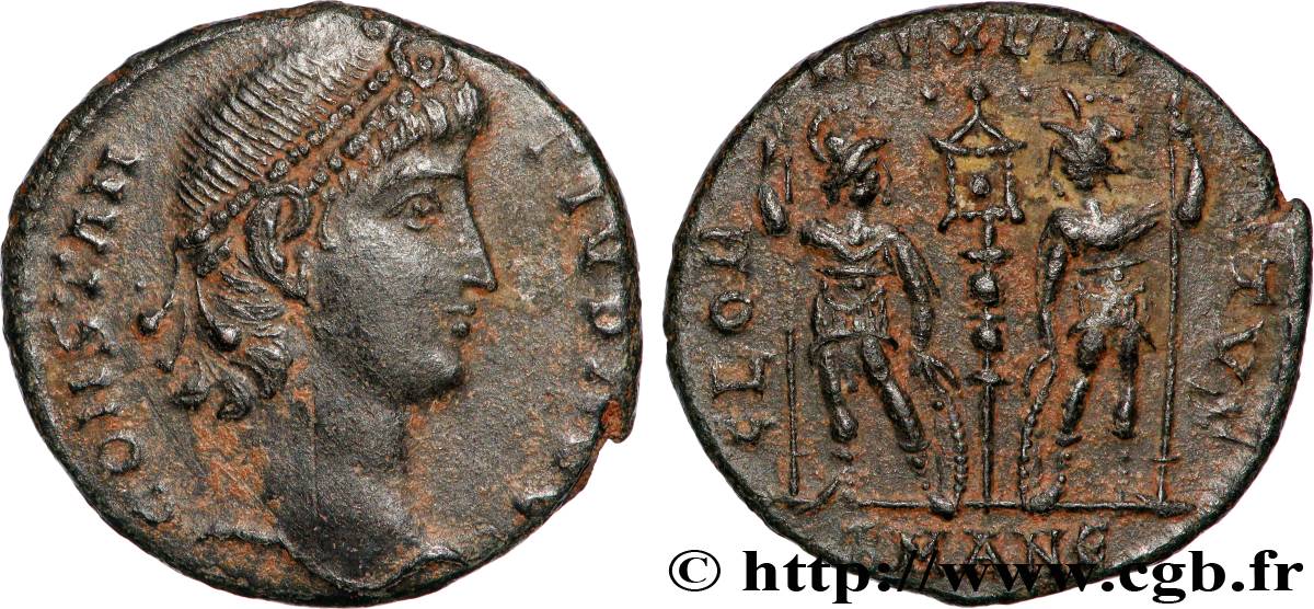 CONSTANTIUS II Centenionalis ou nummus AU