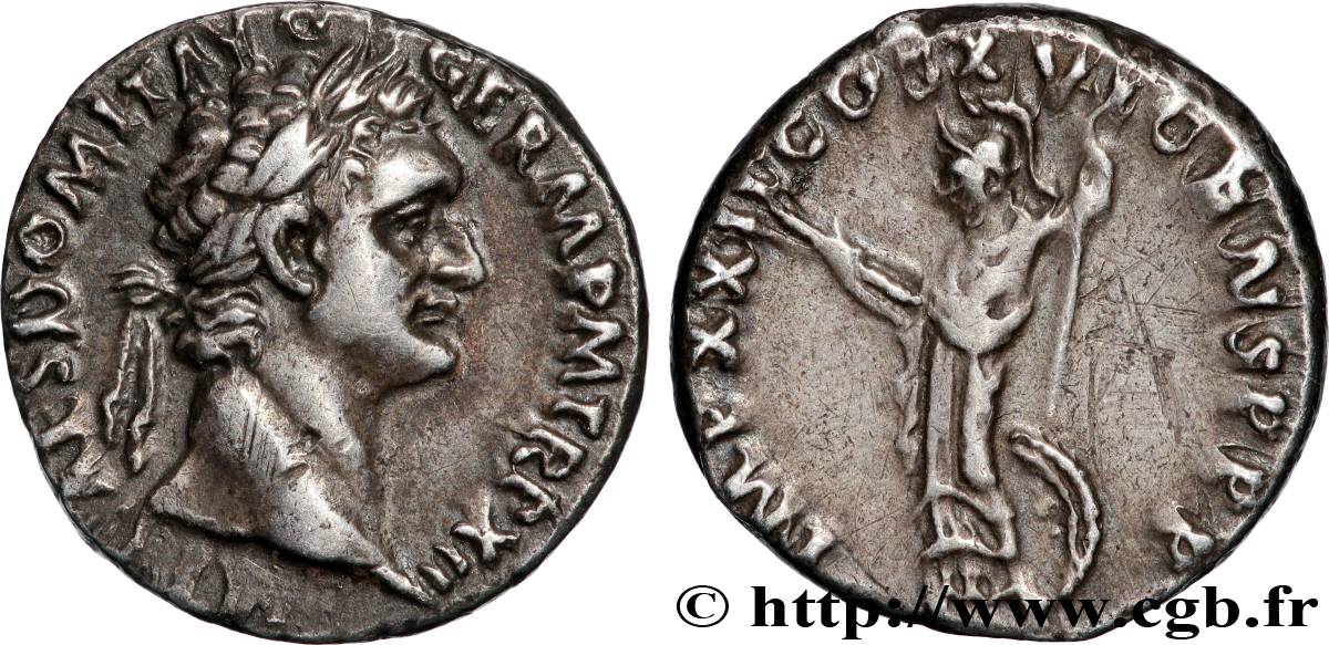 DOMITIANUS Denier AU