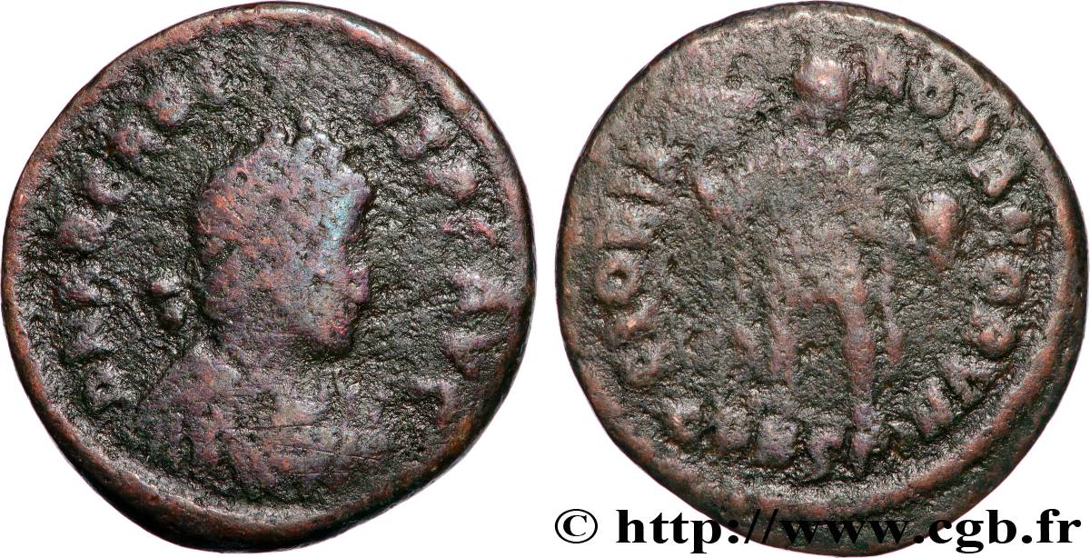 ARCADIUS Maiorina pecunia, (MB, Æ 2) VF