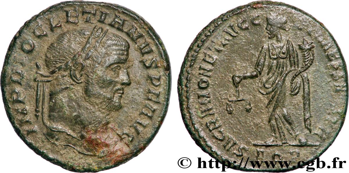DIOCLÉTIEN Follis ou nummus TTB