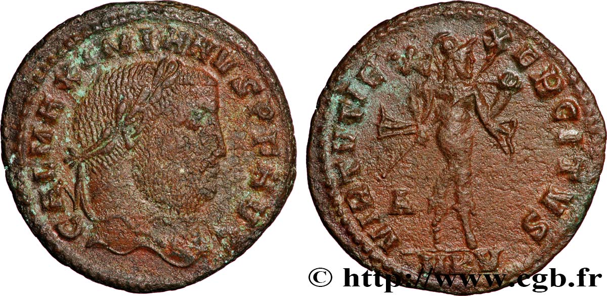 GALERIUS Follis ou nummus XF